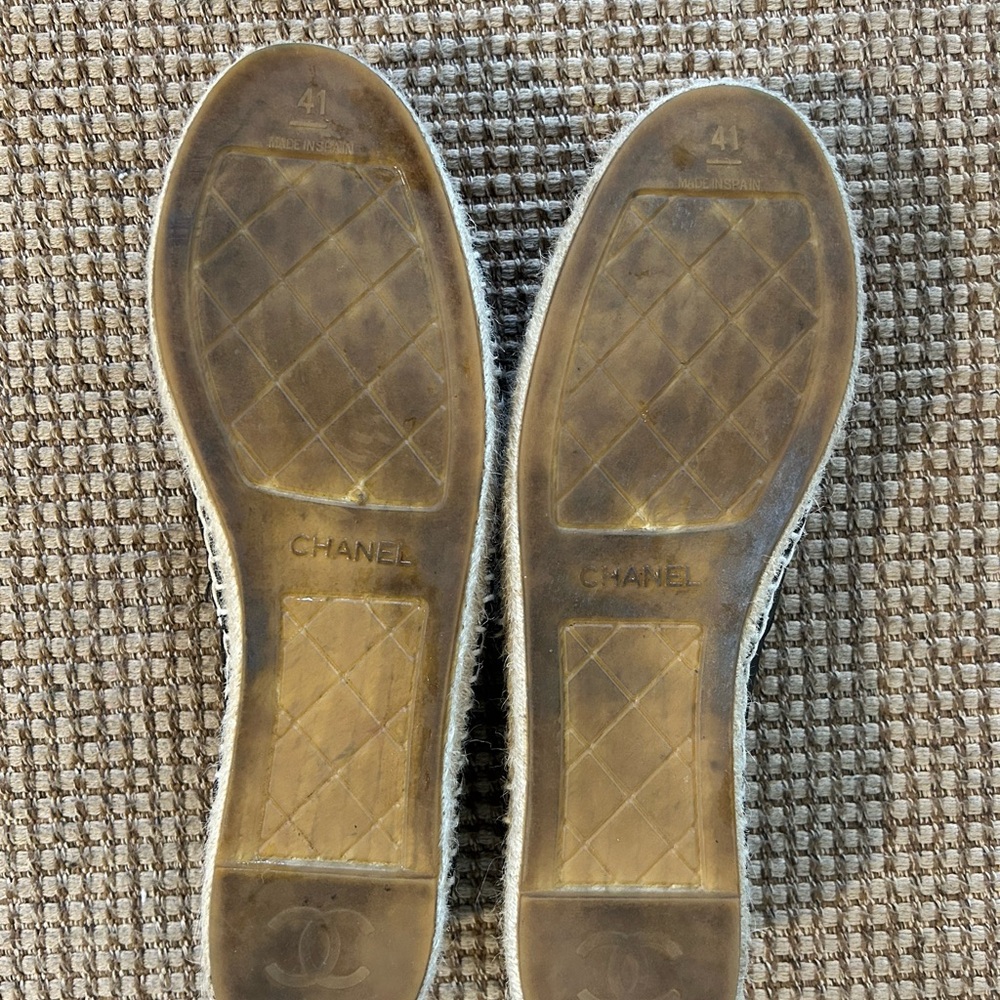 Black Espadrille Flats - Picture 4 of 4